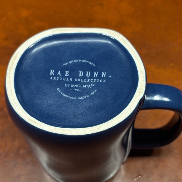 Rae Dunn Blue Coffee Mug - Coffee Break - Picture 2 of 5